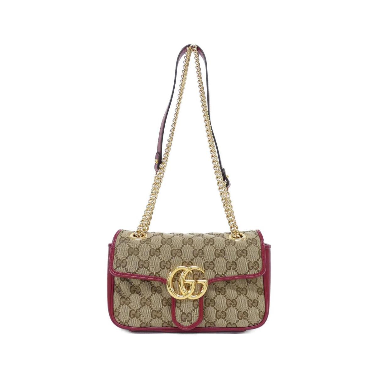グッチ GG MARMONT 446744 HVKEG ショルダーバッグ【中古】｜KOMEHYO ONLINESTORE 店
