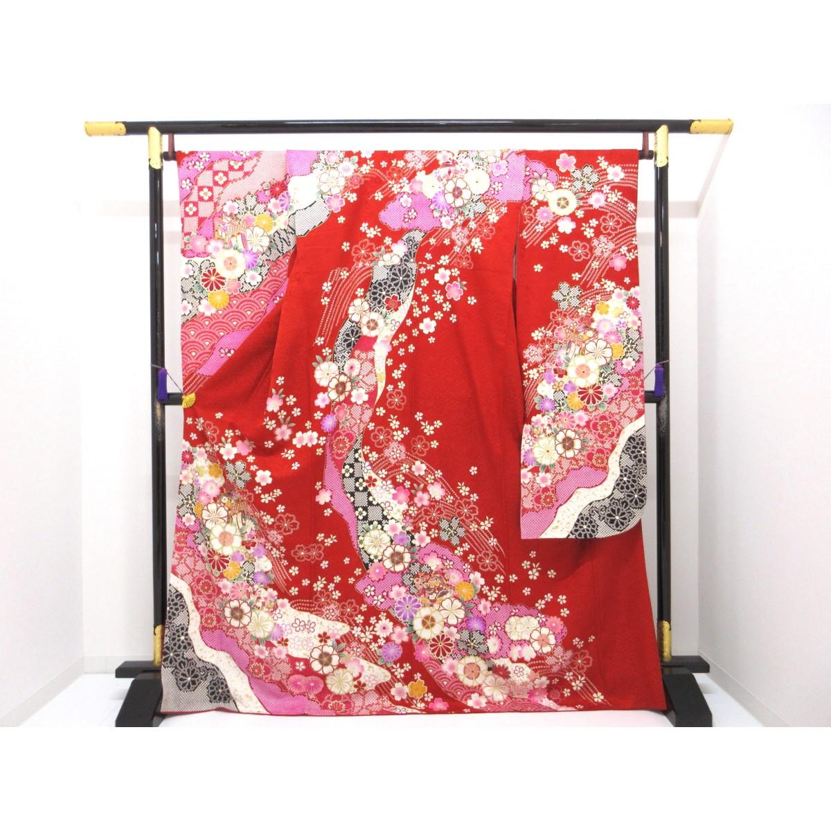 振袖 友禅金彩加工【中古】|KOMEHYO ONLINESTORE 店