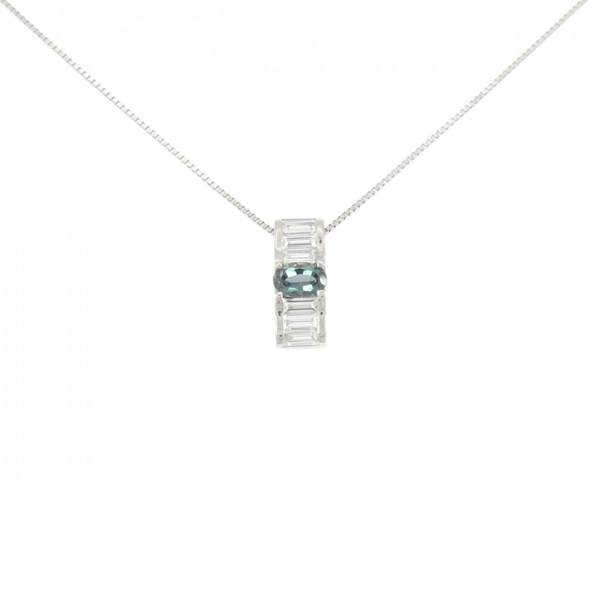 PT900/PT850 アレキサンドライト ネックレス 0.48CT【中古】|KOMEHYO ONLINESTORE 店