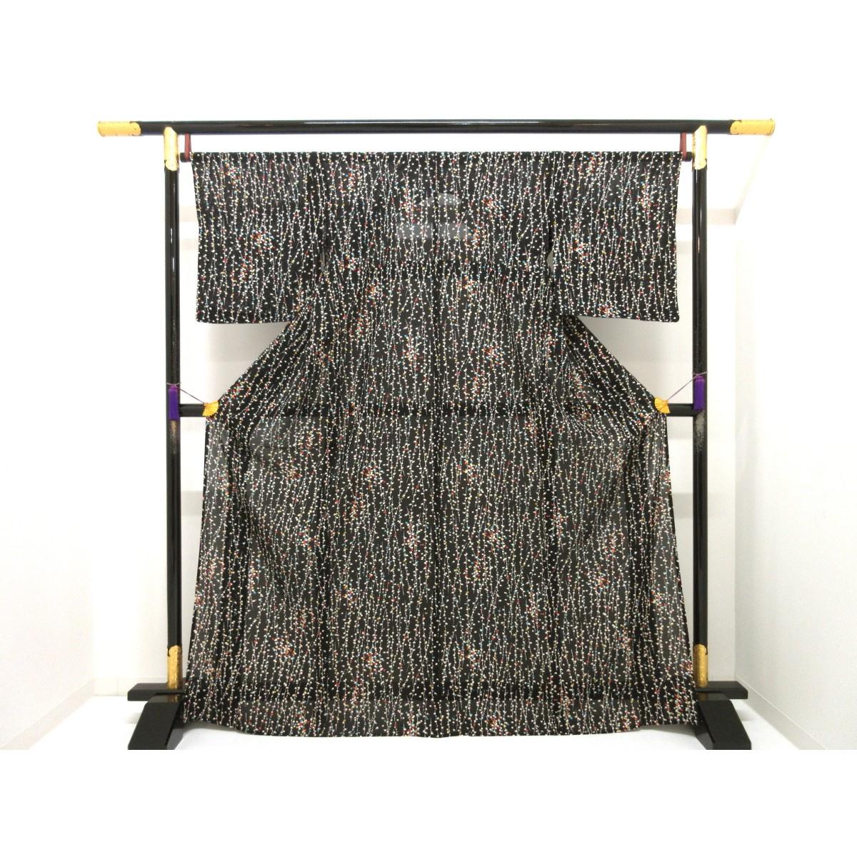 単衣 駒絽小紋【中古】|KOMEHYO ONLINESTORE 店