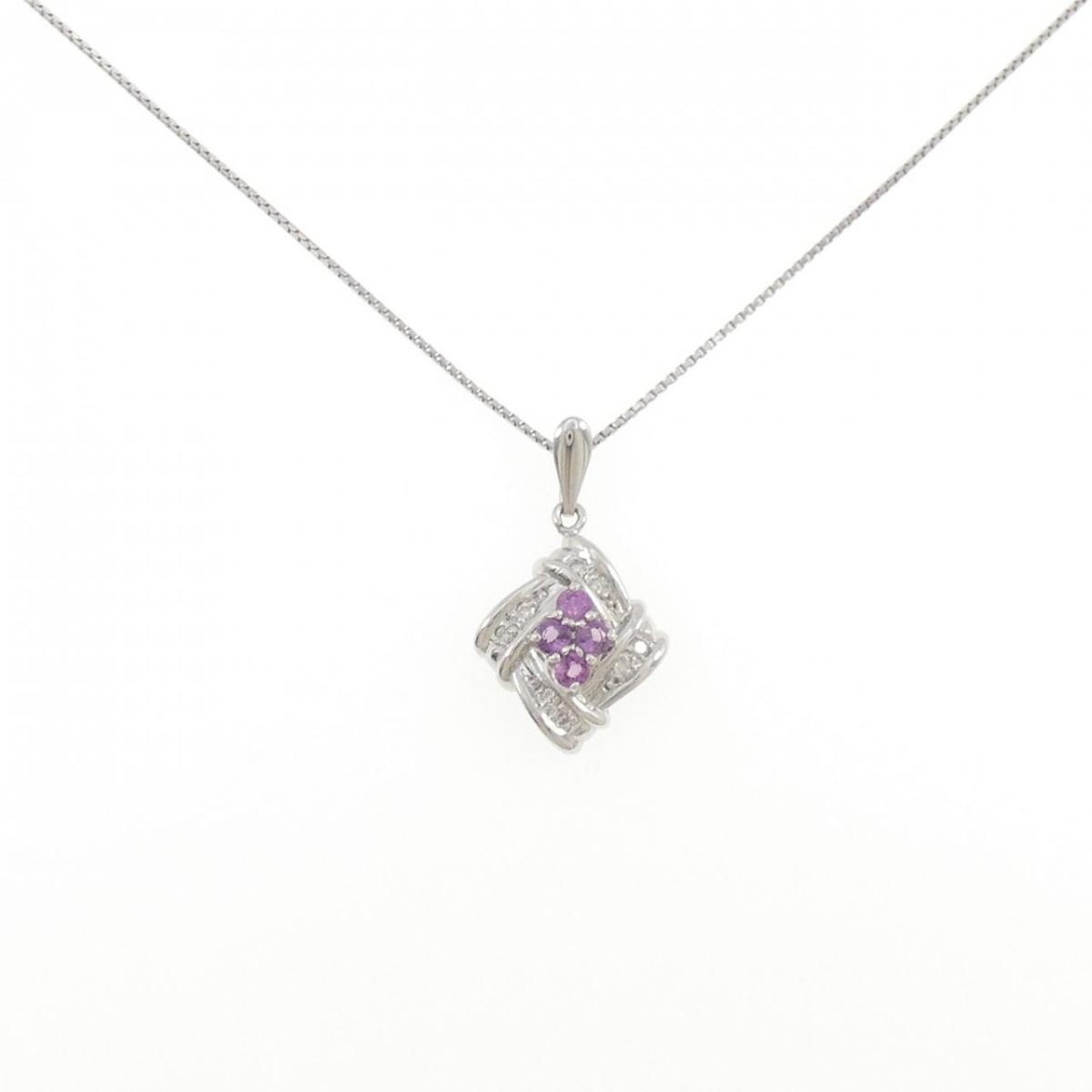 PT900/PT850 サファイヤ ネックレス 0.36CT【中古】｜KOMEHYO ONLINESTORE 店