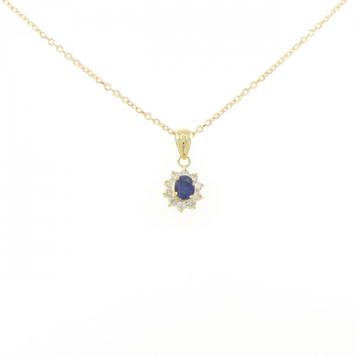 K18YG サファイヤ ネックレス 0.20CT【中古】｜KOMEHYO ONLINESTORE 店