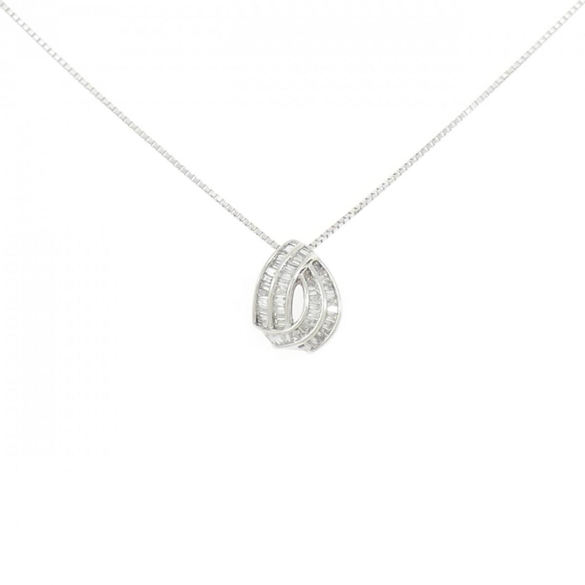 K18WG ダイヤモンド ネックレス 0.22CT【中古】|KOMEHYO ONLINESTORE 店