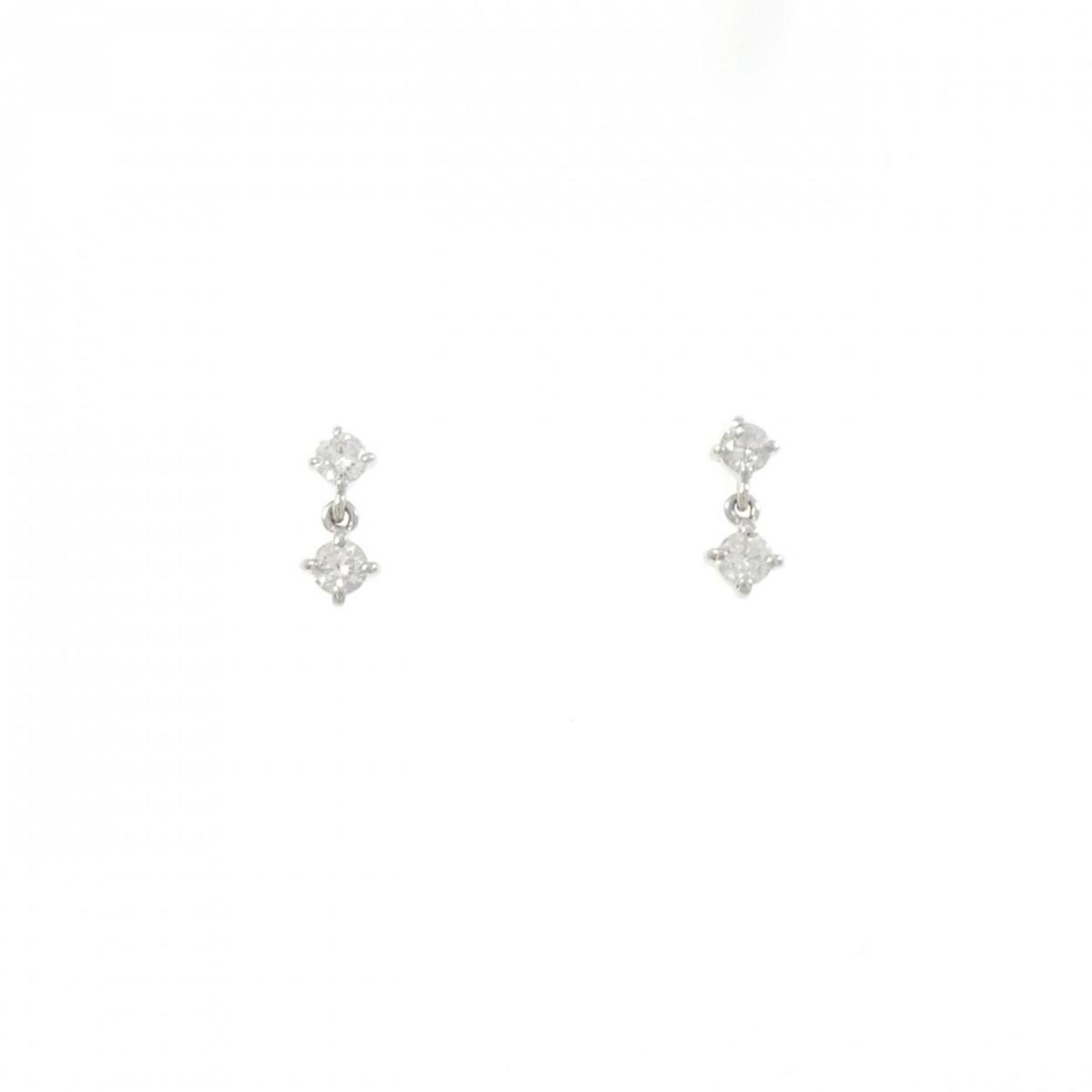 K14WG ダイヤモンド ピアス 0.30CT【中古】|KOMEHYO ONLINESTORE 店