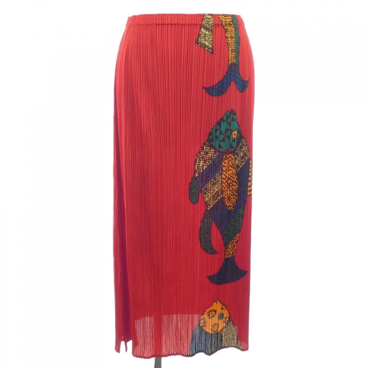 【ヴィンテージ】プリーツプリーズ PLEATS PLEASE 2003 魚 フィッシュ PP33-JG635 7558063 スカート【中古】|KOMEHYO ONLINESTORE 店
