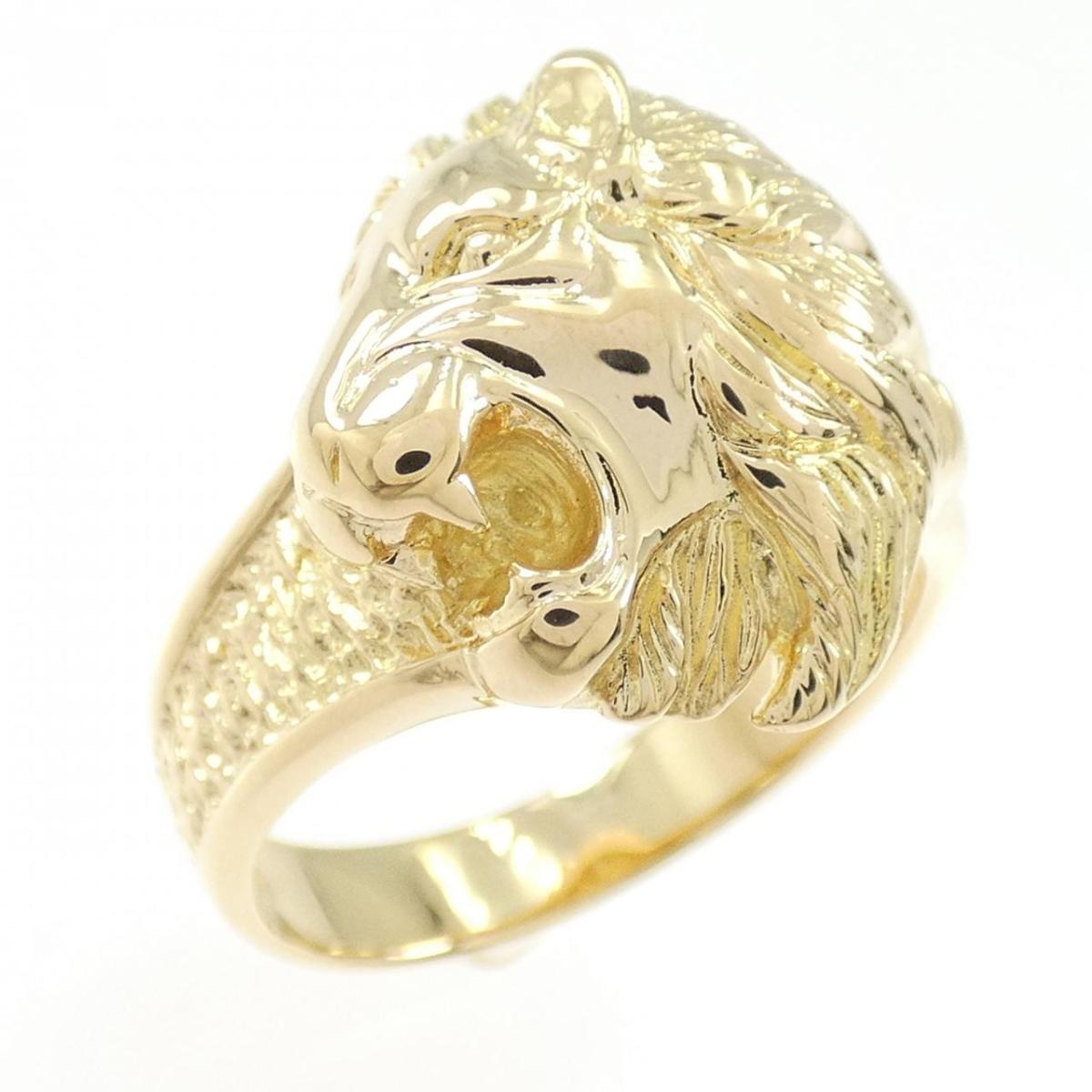 K18YG ライオン リング【中古】|KOMEHYO ONLINESTORE 店
