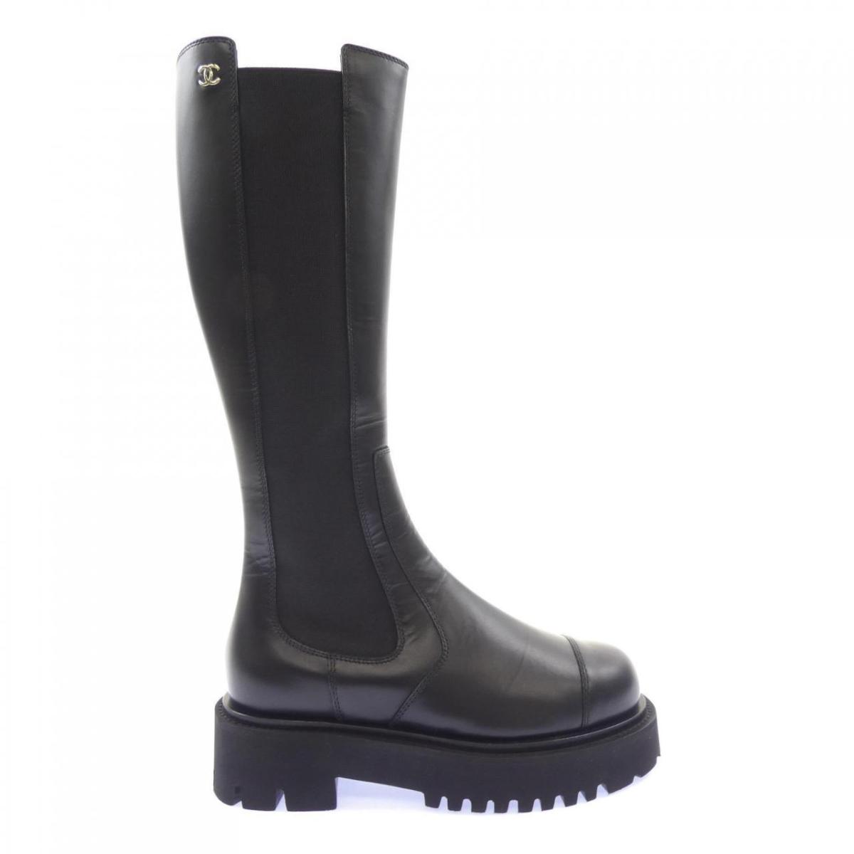 シャネル CHANEL ハイブーツ HIGH BOOTS G45786B17237 ロングブーツ【中古】｜KOMEHYO ONLINESTORE 店