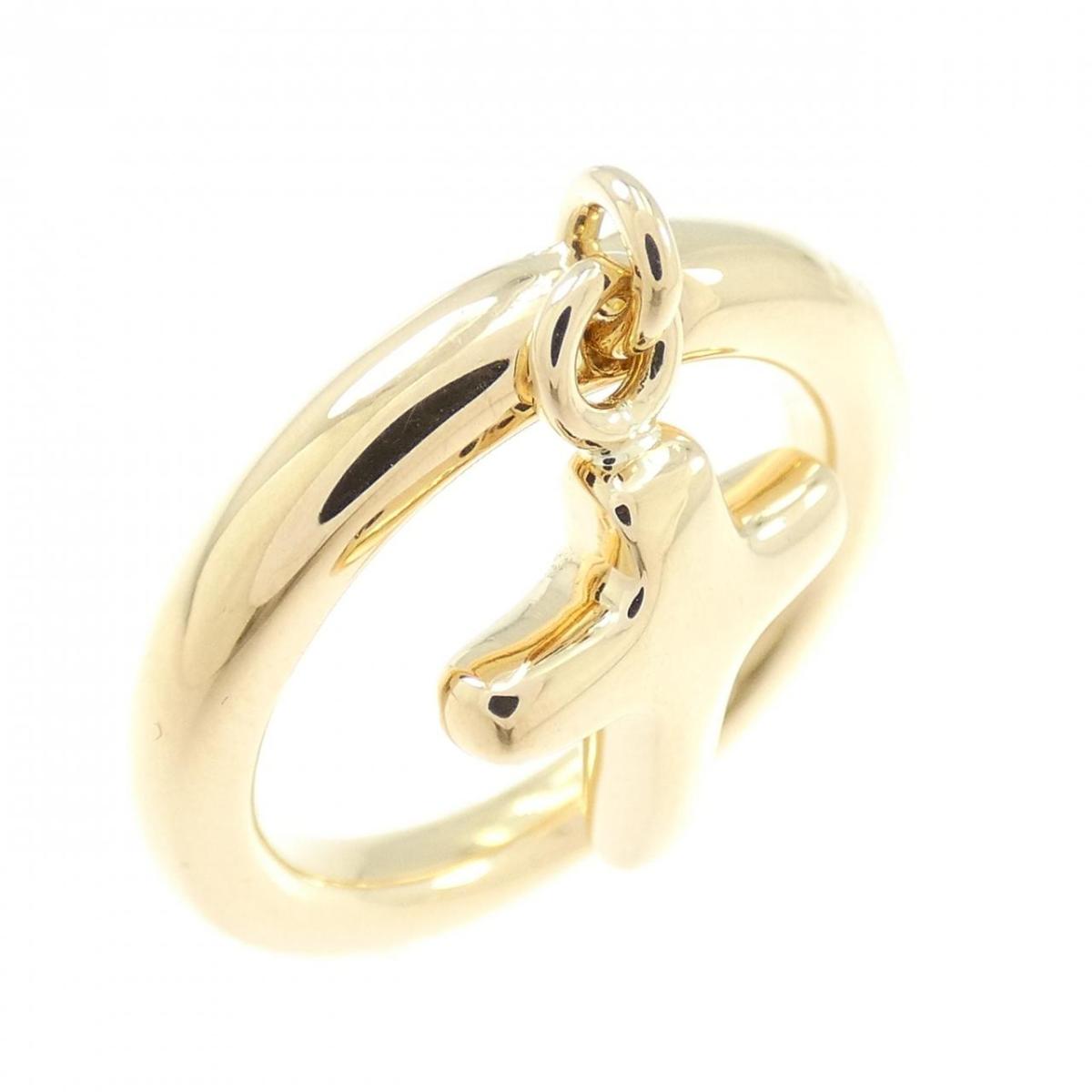 K18YG クロス リング【中古】｜KOMEHYO ONLINESTORE 店