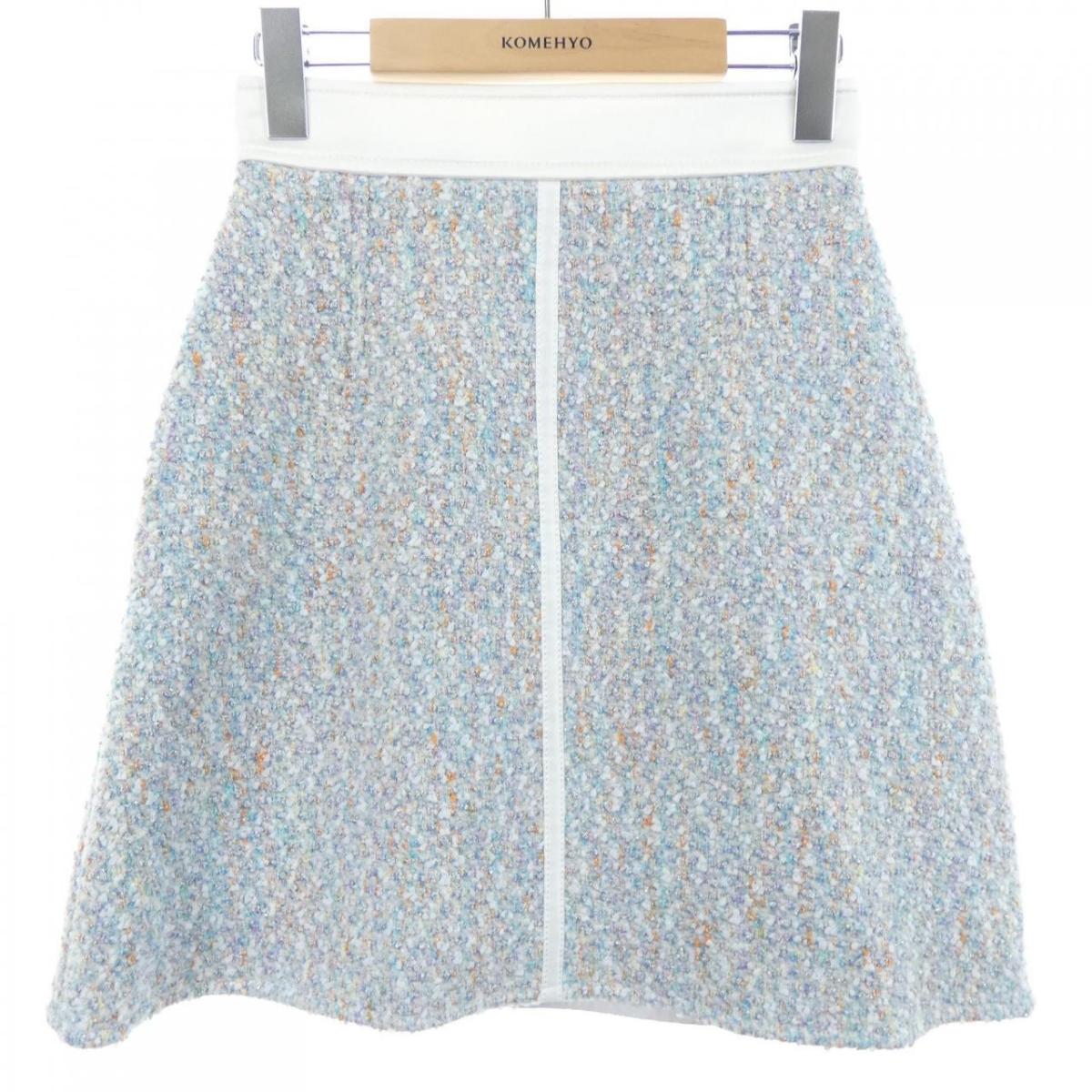 ルイヴィトン LOUIS VUITTON スターダストルレックスツイードAラインミニスカート FNSK43P24 スカート【中古】|KOMEHYO ONLINESTORE 店