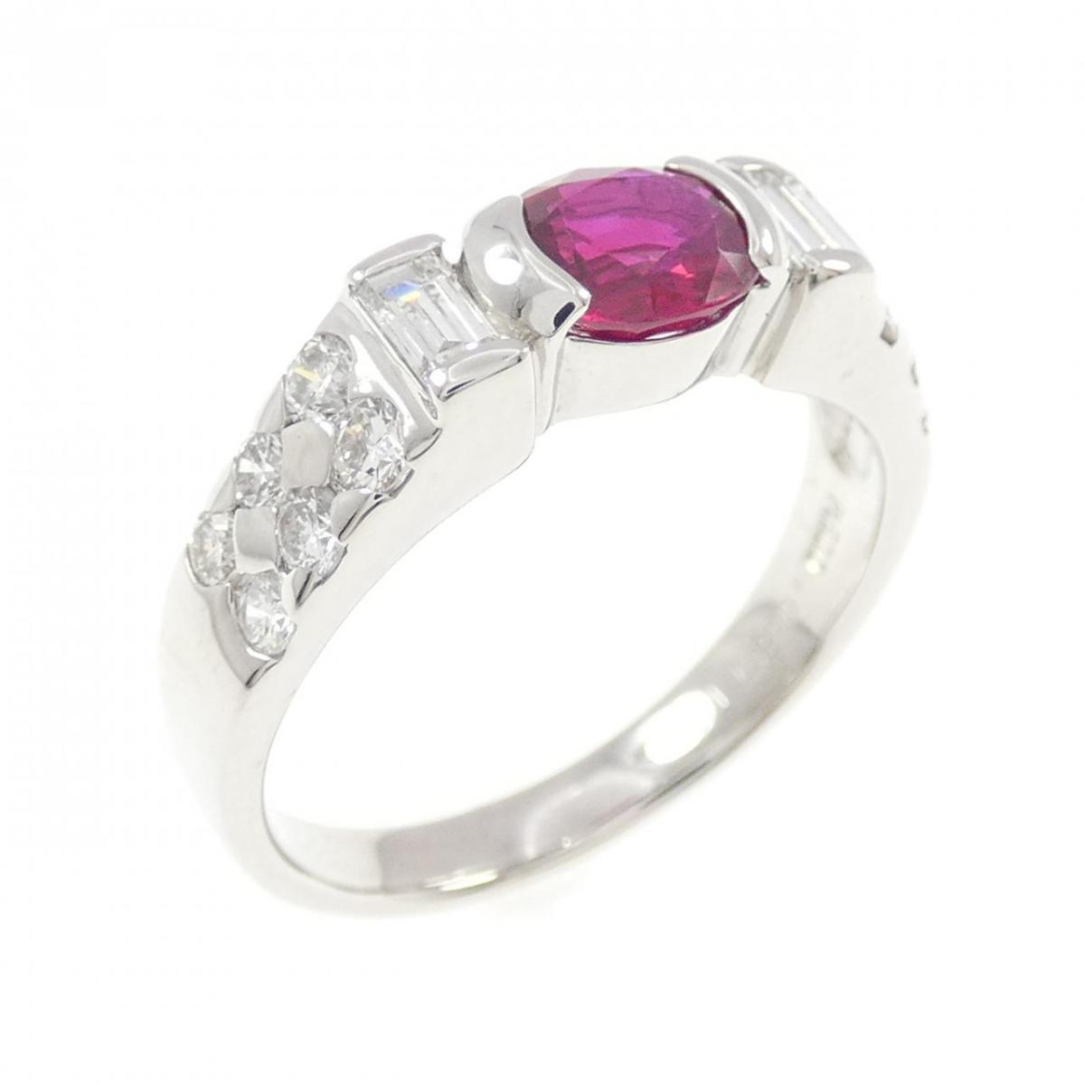 PT900 ルビー リング 0.871CT【中古】|KOMEHYO ONLINESTORE 店