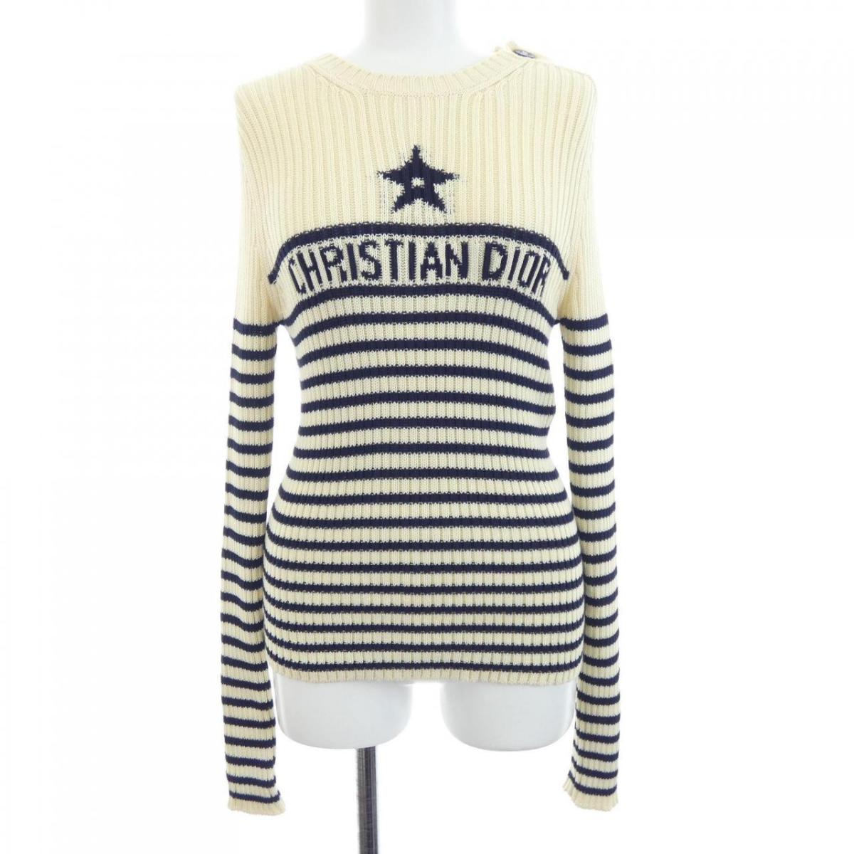クリスチャンディオール CHRISTIAN DIOR DIOR MARINIERE　DIORIVIERA 244S10AM730 ニット【中古】｜KOMEHYO ONLINESTORE 店