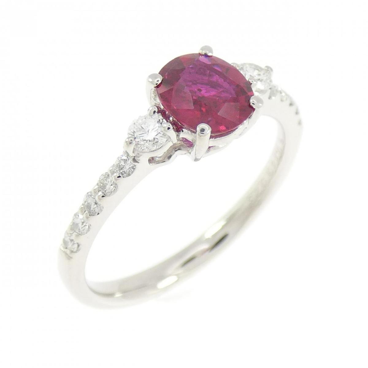 PT900 非加熱 ルビー リング 0.740CT【中古】|KOMEHYO ONLINESTORE 店