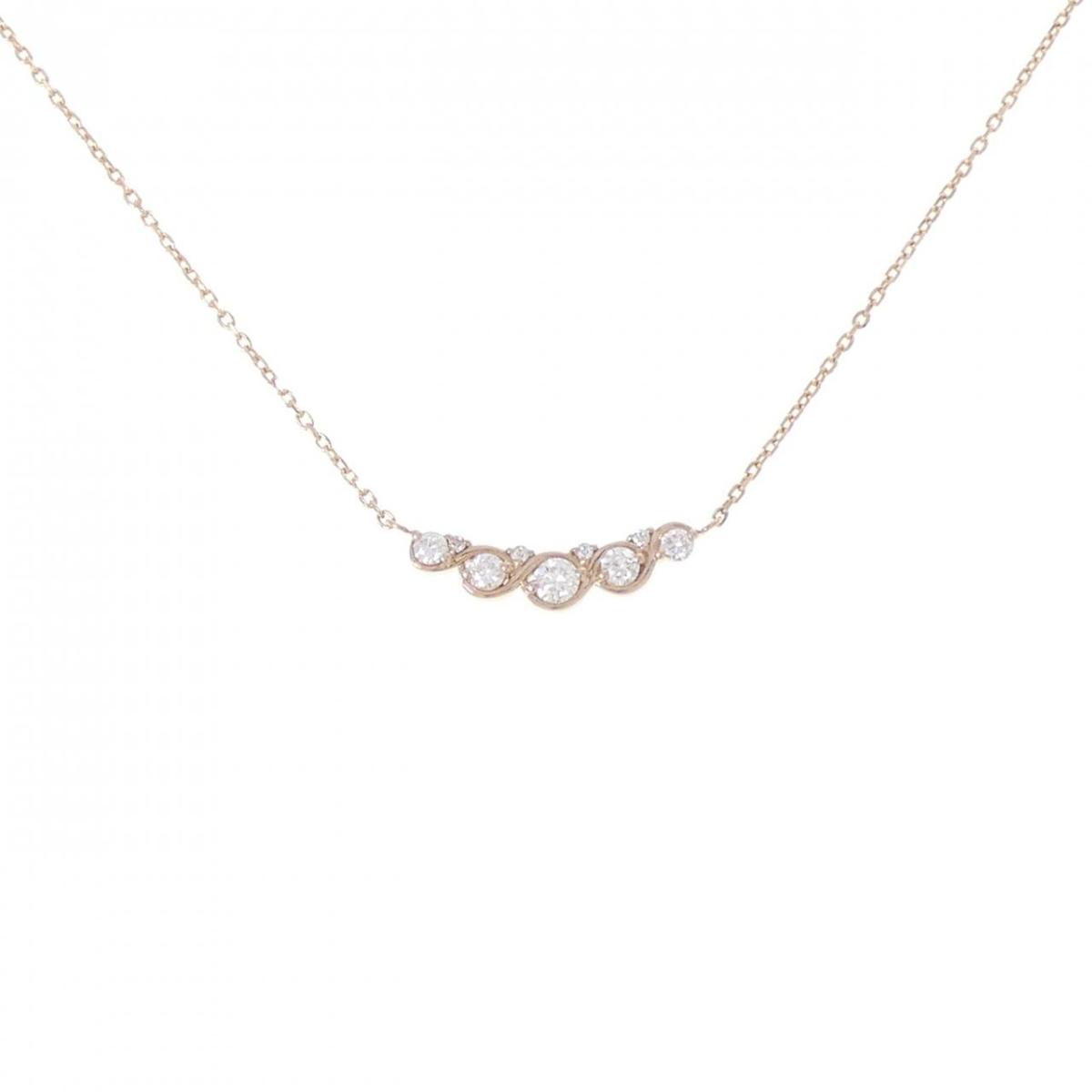 K18PG ダイヤモンド ネックレス 0.23CT【中古】|KOMEHYO ONLINESTORE 店