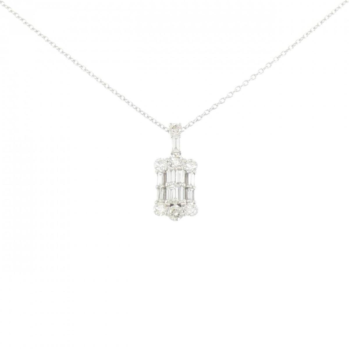 K18WG ダイヤモンド ネックレス 0.50CT【中古】|KOMEHYO ONLINESTORE 店