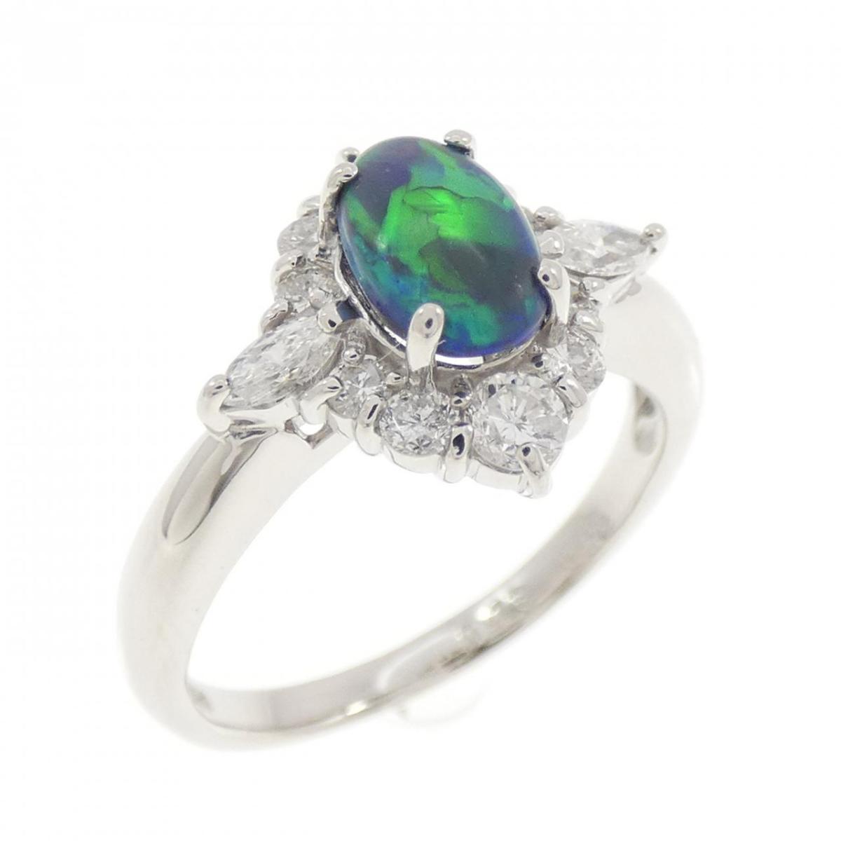 PT900 ブラックオパール リング 0.78CT【中古】｜KOMEHYO ONLINESTORE 店