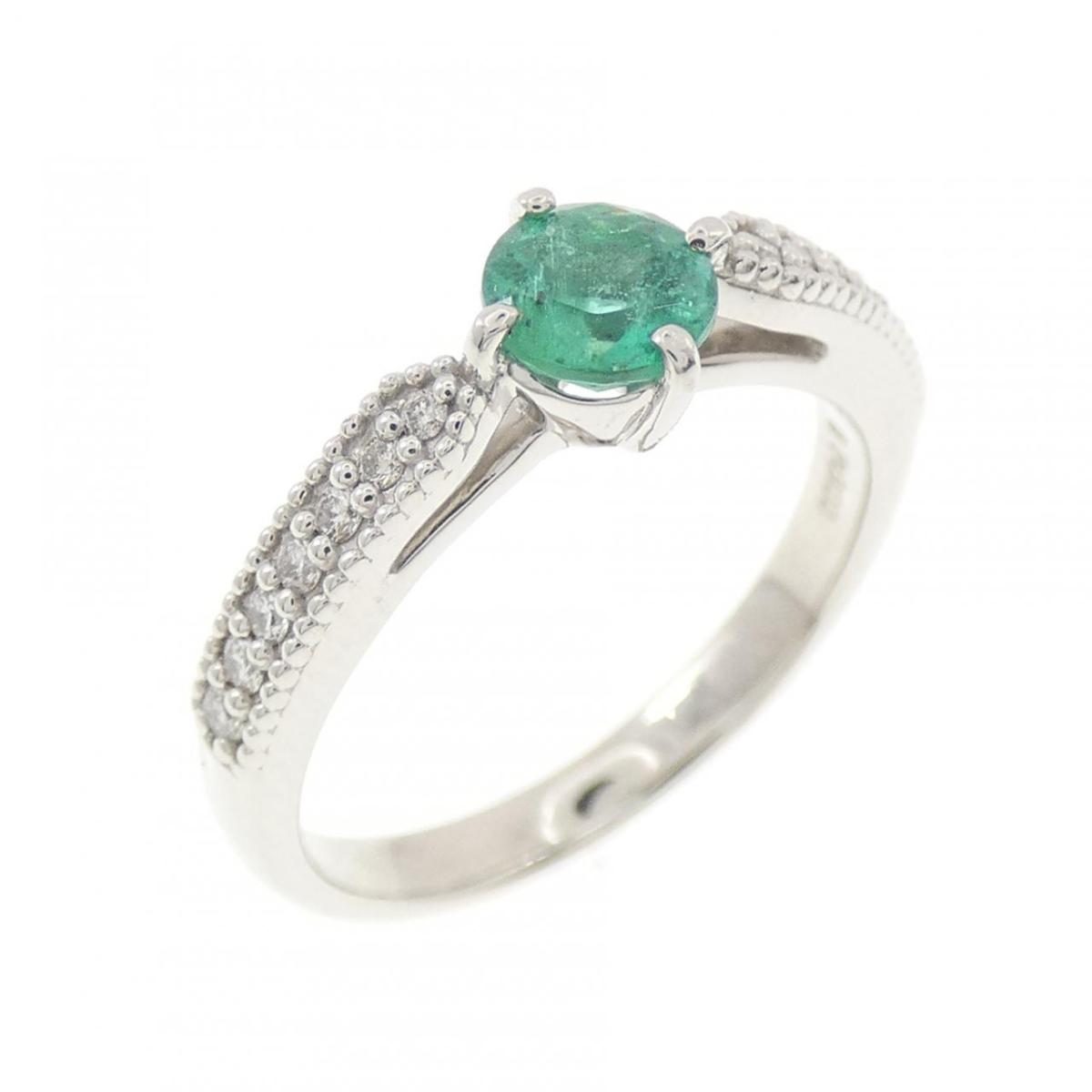 PT900 エメラルド リング【中古】｜KOMEHYO ONLINESTORE 店
