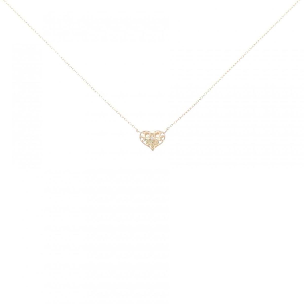 K10YG ハート エメラルド ネックレス【中古】｜KOMEHYO ONLINESTORE 店