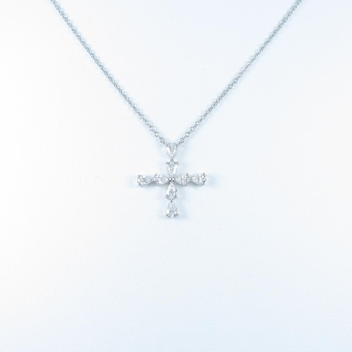 楽天市場 ハリーウィンストン ペアシェイプミニクロス ネックレス 中古 Komehyo Onlinestore 楽天市場店