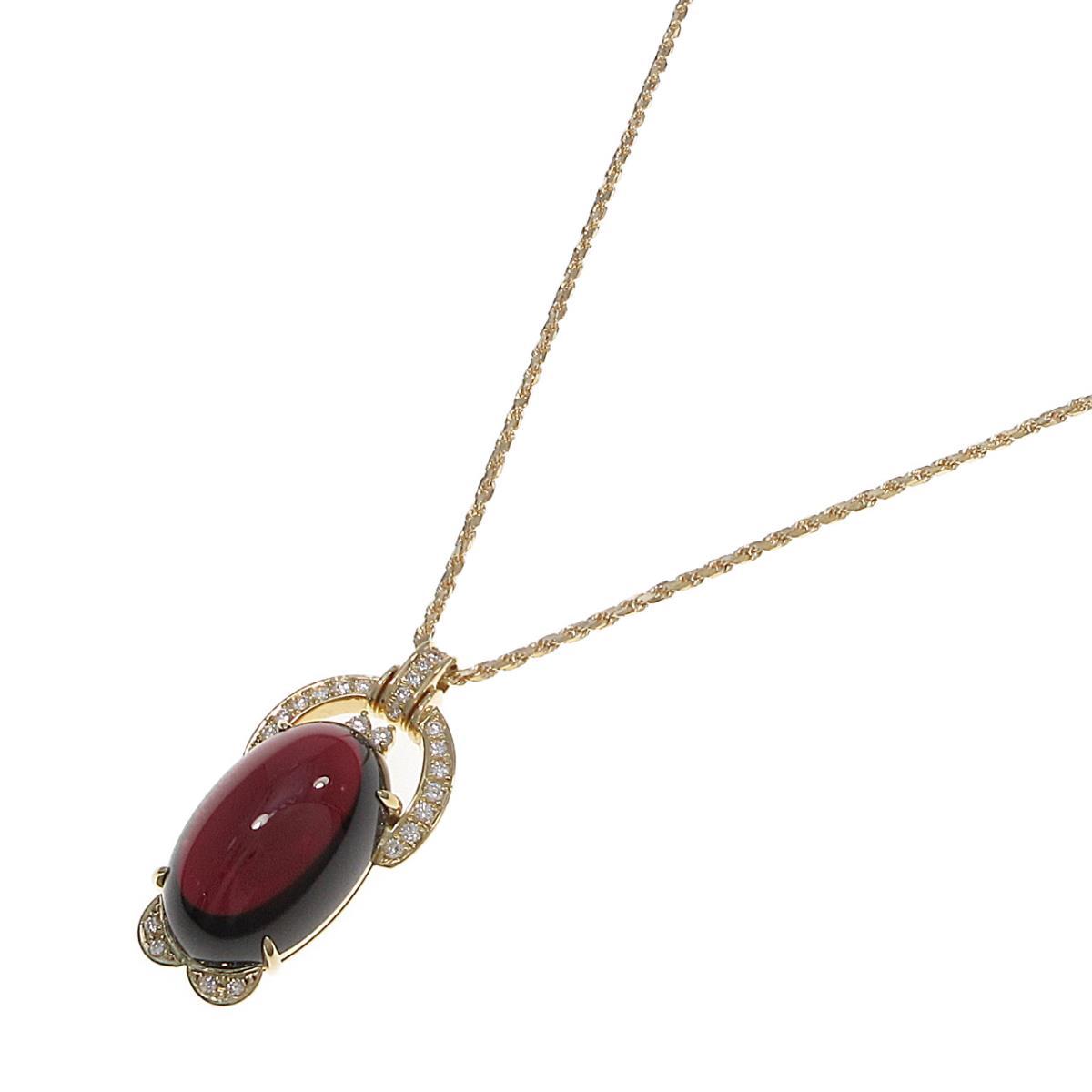 上質 Komehyo k18yg ガーネットネックレス k18yg ガーネットネックレス ネックレス ペンダント レディースジュエリー アクセサリー Onlinestore 店 中古 上質 Komehyo k18yg ガーネットネックレス k18yg ガーネットネックレス ネックレス ペンダント レディースジュエリー アクセサリー Onlinestore 店 中古