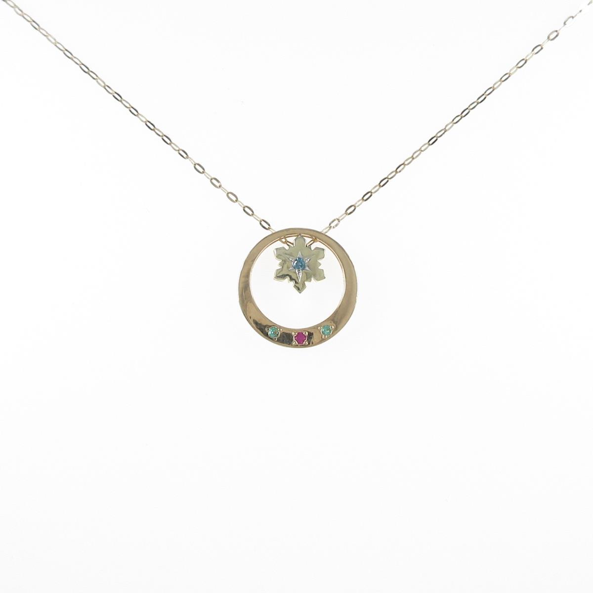 お手頃価格 ｋ１０ｙｇ ２ｗａｙ スノーフレーク カラーストーンネックレス 中古 Www Ident In