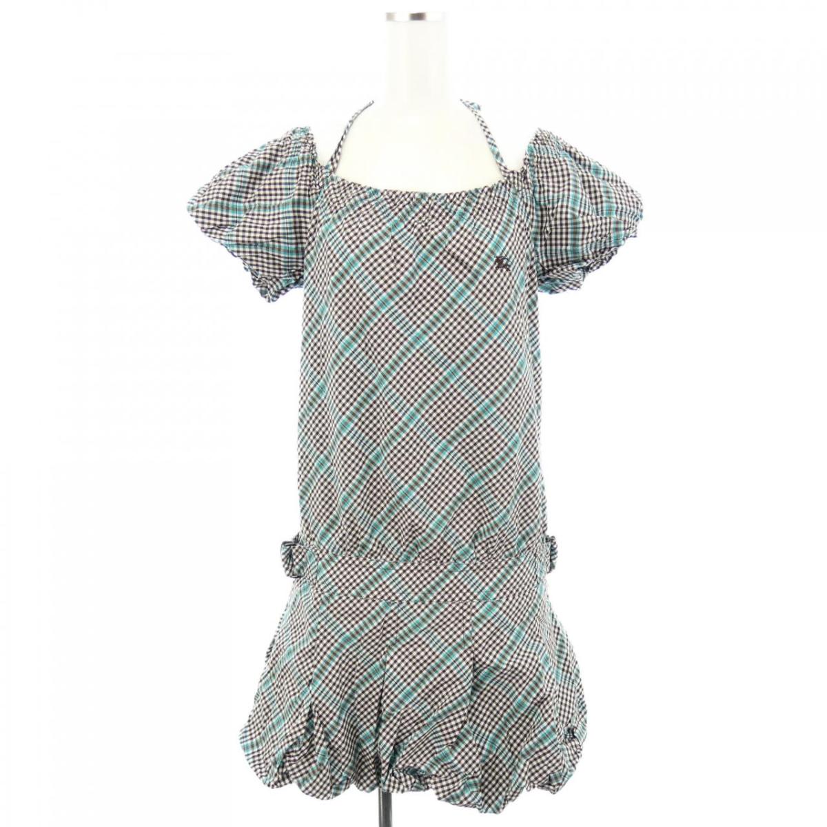 新品本物 のバーバリーブルーレーベル Burberry Blue Label ワンピース 中古 超特価 の