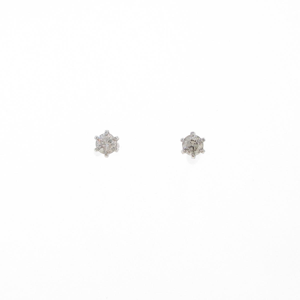 ｐｔ ソリティア ダイヤモンドピアス Onlinestore ピアス レディースジュエリー アクセサリー 中古 店 Komehyo