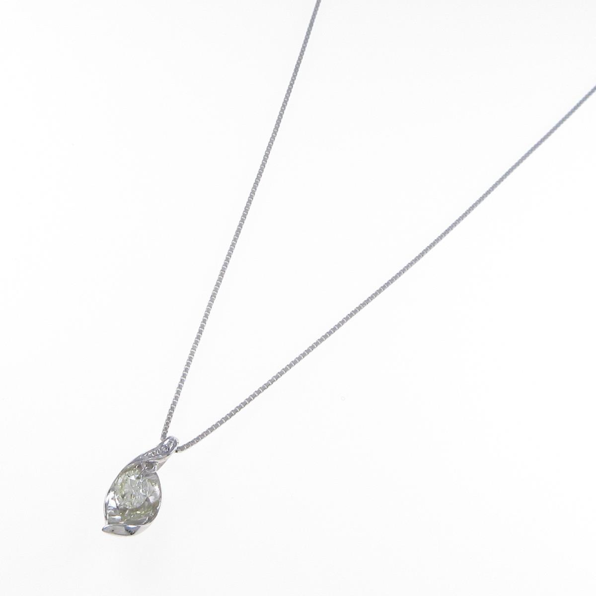 k18wg ソリティア ダイヤモンドネックレス 中古 Komehyo Onlinestore 店 k18wg ソリティア ダイヤモンドネックレス 中古 Komehyo Onlinestore 店