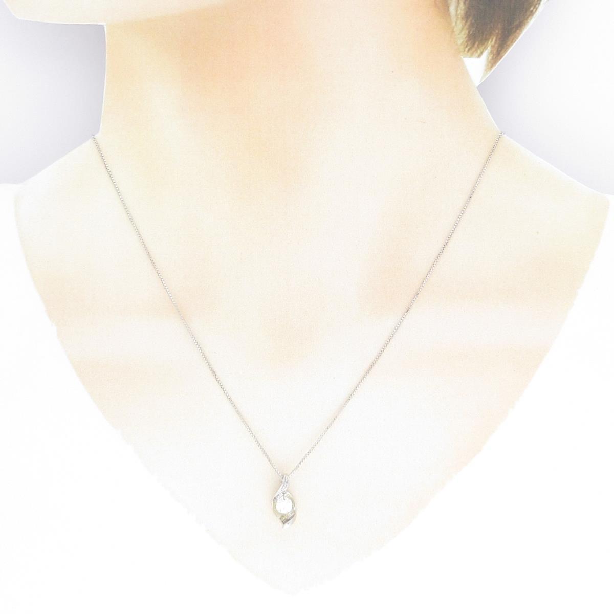 k18wg ソリティア ダイヤモンドネックレス 中古 Komehyo Onlinestore 店 k18wg ソリティア ダイヤモンドネックレス 中古 Komehyo Onlinestore 店