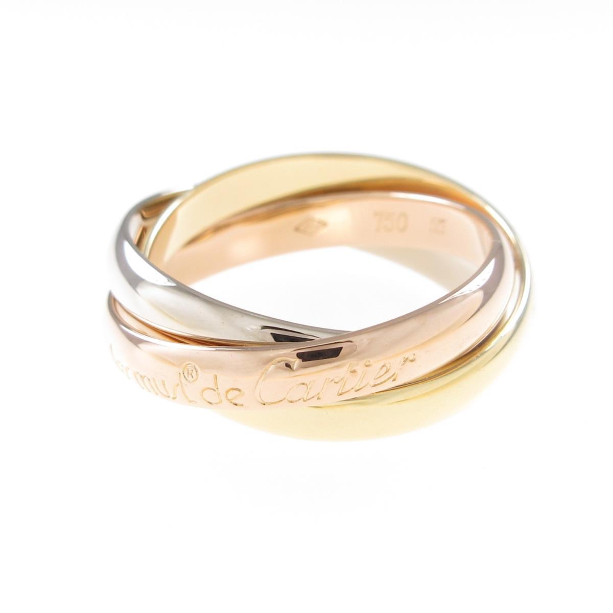 最新最全の 指輪 リング カルティエ トリニティ リング 中古 Dgb Gov Bf
