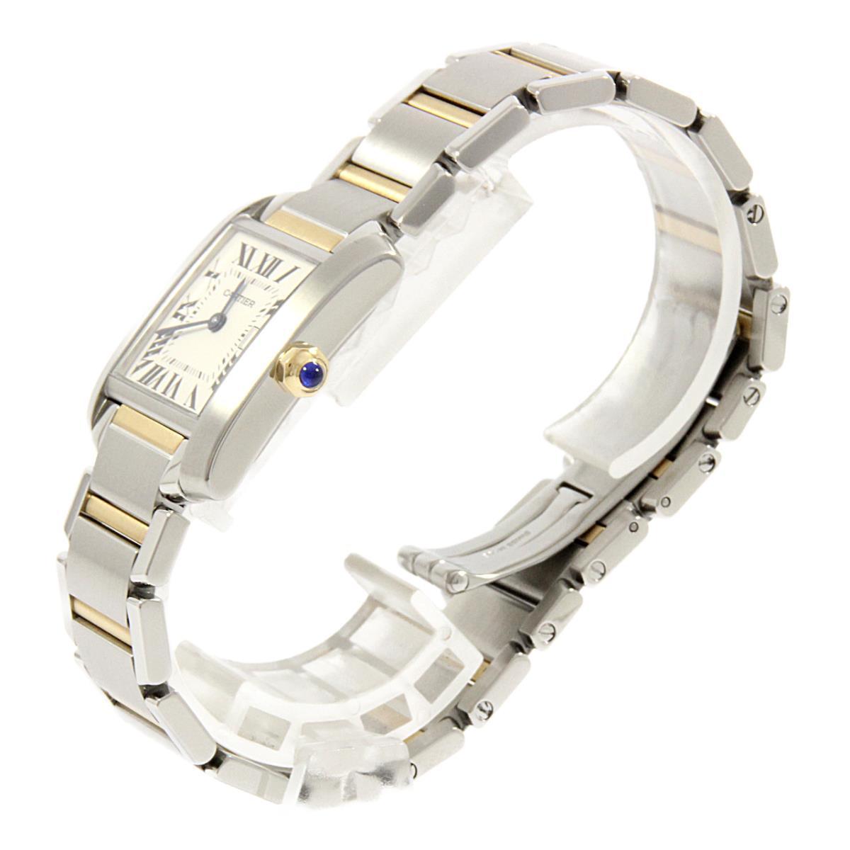 カルティエ タンクフランセーズデイト コンビ クォーツ 中古 septicin Com