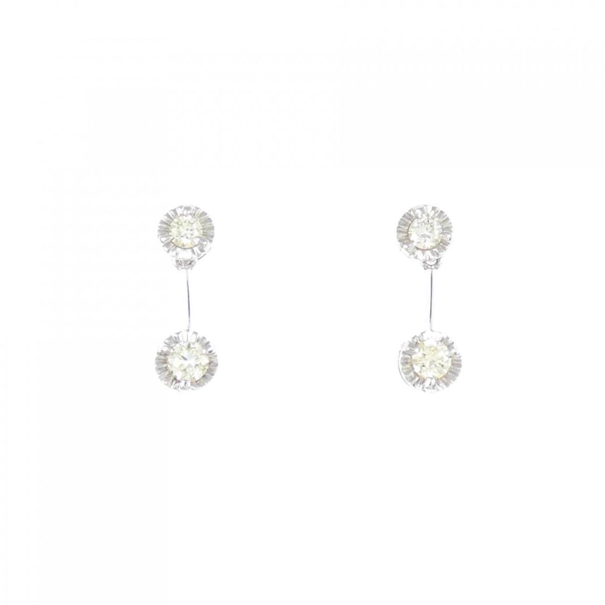 ching 様専用 0.5ct ダイヤ K18WG ピアス www.matbakh.com.pk