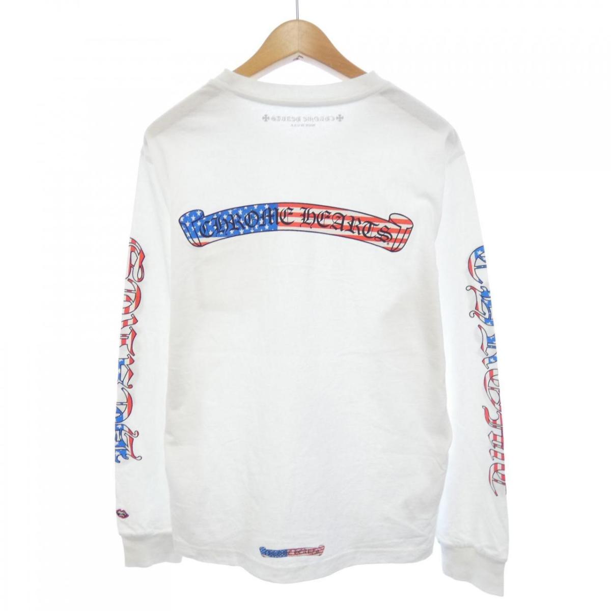 最大99%オフ! クロムハーツ CHROME HEARTS トップス t2019 一番人気物 クロムハーツトップス Tシャツ/カットソー(七分/長袖)
