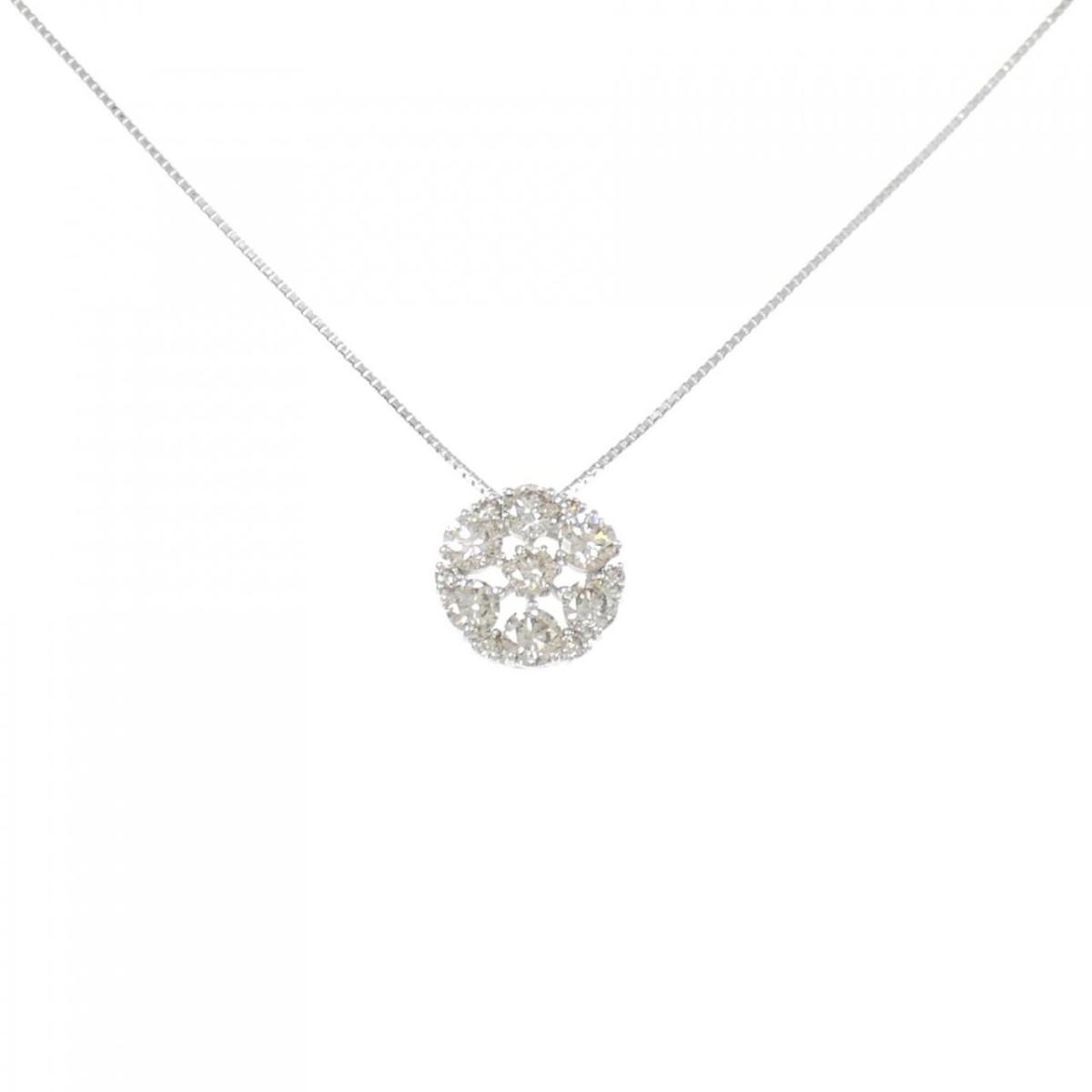 SALE／71%OFF】 K18WG ダイヤモンド ネックレス 1.00CT mba.today