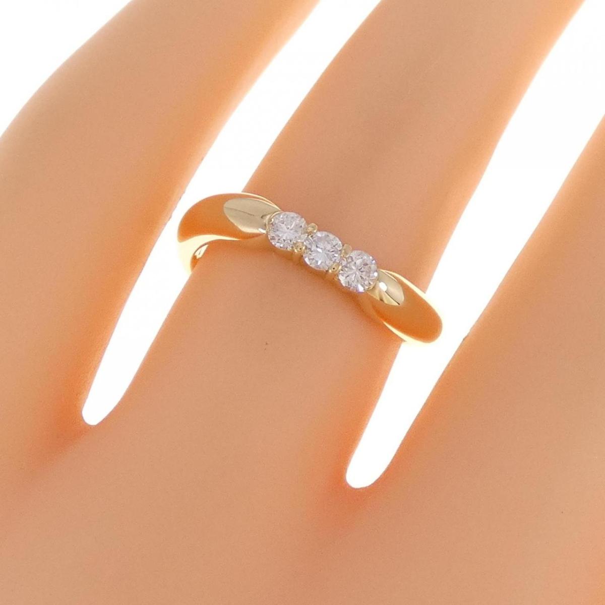 正規店】 pt900/K18YG 彫り込みデザインダイヤモンドリングD0.25ctの通販 by MONAコレクション✨✨｜ラクマ