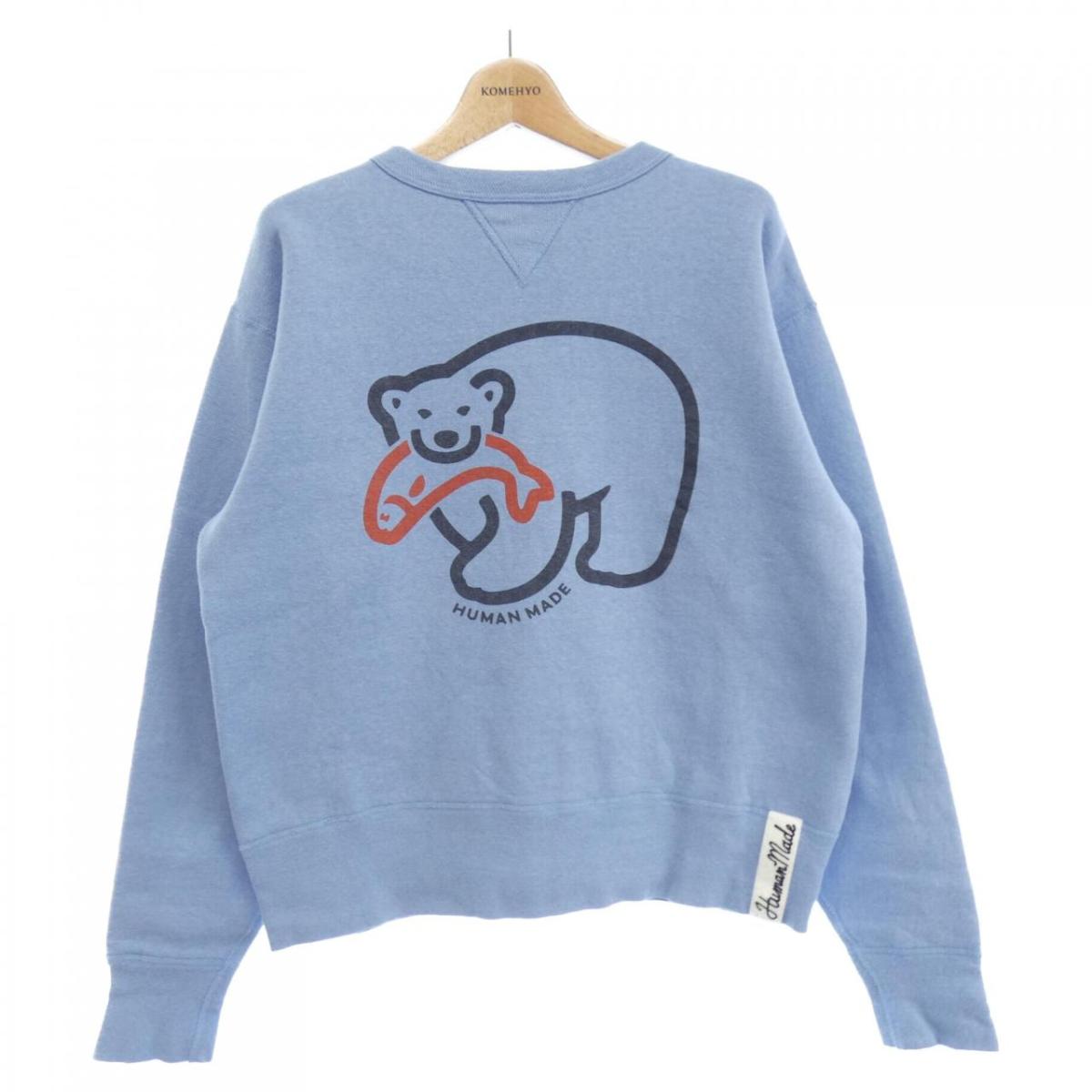 シンプルでおしゃれ HUMAN MADE PEANUTS SWEATSHIRT #1 BLUE XL - 通販