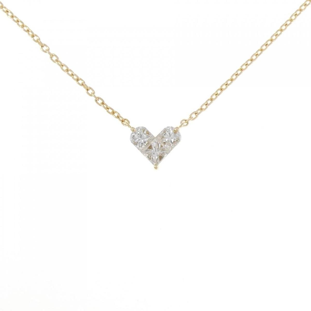 新色追加 スタージュエリー ミステリアスハート ネックレス 0.28CT