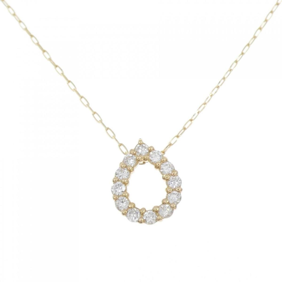 【リメイク】K18YG ダイヤモンド ネックレス 0.20CT【中古】|KOMEHYO ONLINESTORE 店