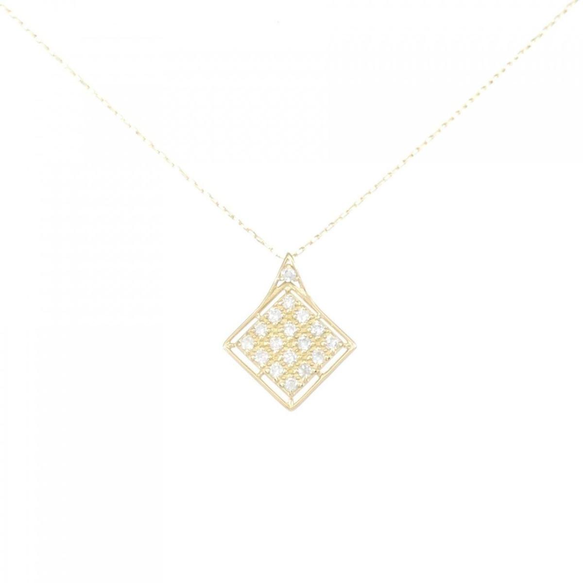 【リメイク】K18YG ダイヤモンド ネックレス 0.20CT【中古】｜KOMEHYO ONLINESTORE 店 27,690円