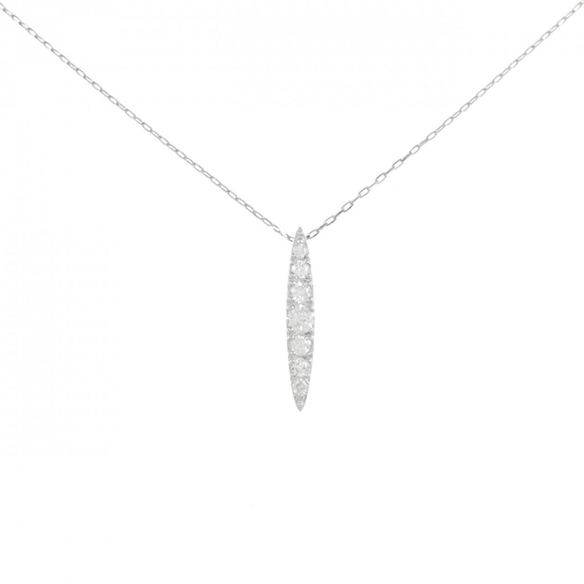 【KOMEHYO】 【リメイク】PT ダイヤモンド ネックレス 0.15CT【中古】 【コメ兵】
