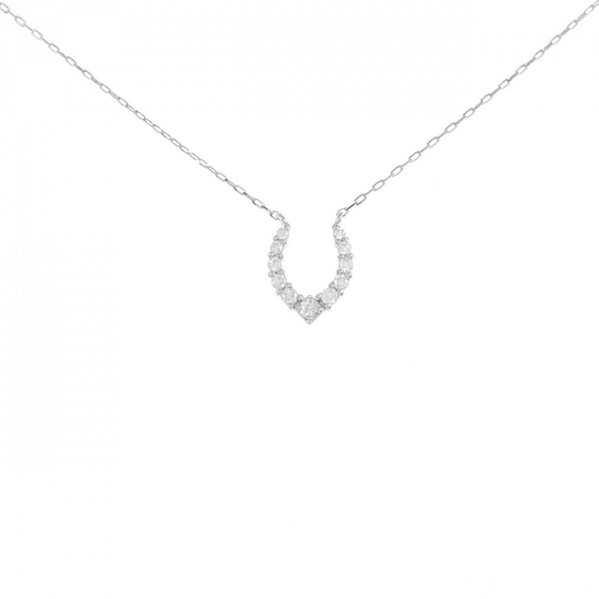 【KOMEHYO】 【リメイク】PT ダイヤモンド ネックレス 0.10CT【中古】 【コメ兵】
