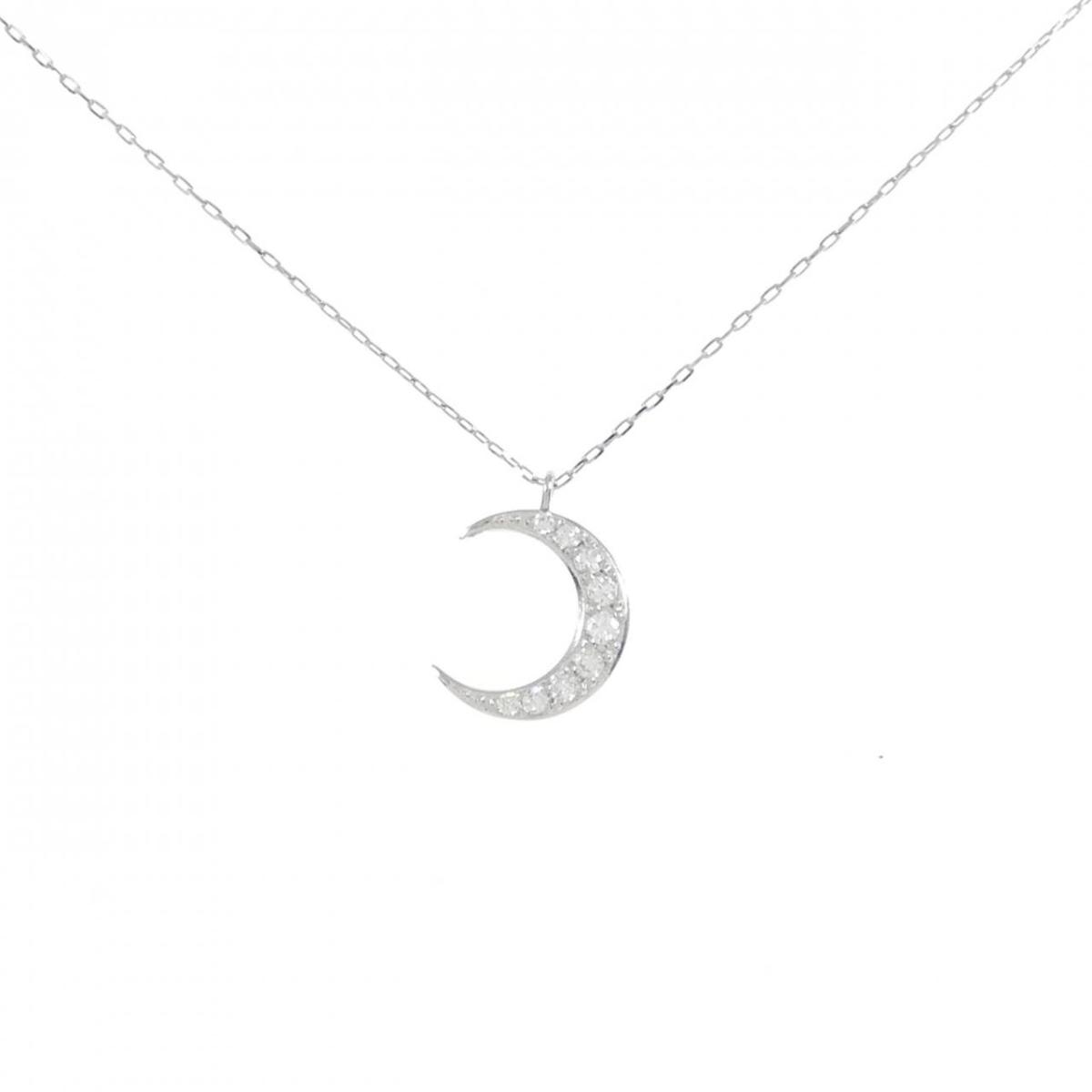 【KOMEHYO】 【リメイク】PT ムーン ダイヤモンド ネックレス 0.10CT【中古】 【コメ兵】|KOMEHYO ONLINESTORE 店