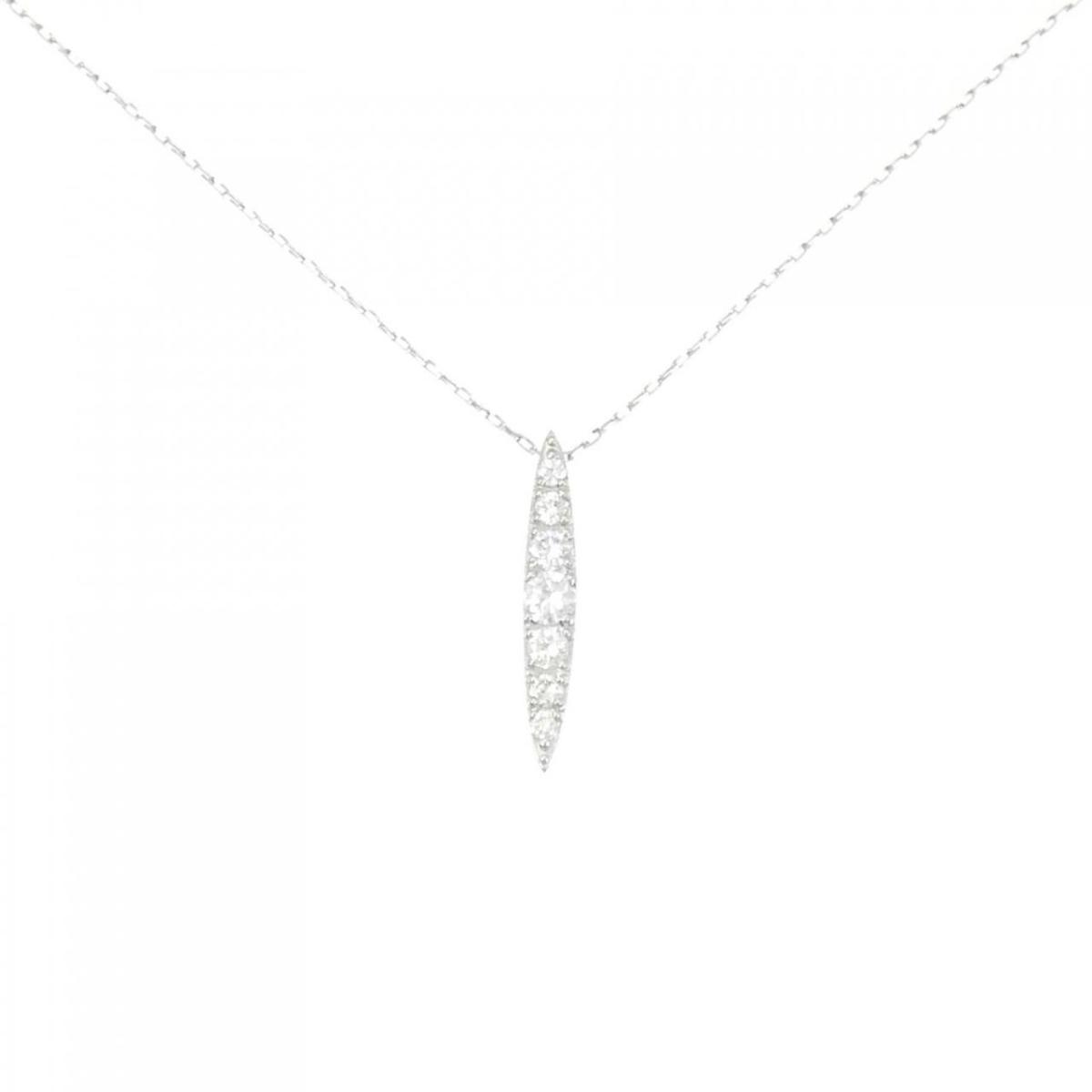 【KOMEHYO】 【リメイク】PT ダイヤモンド ネックレス 0.15CT【中古】 【コメ兵】