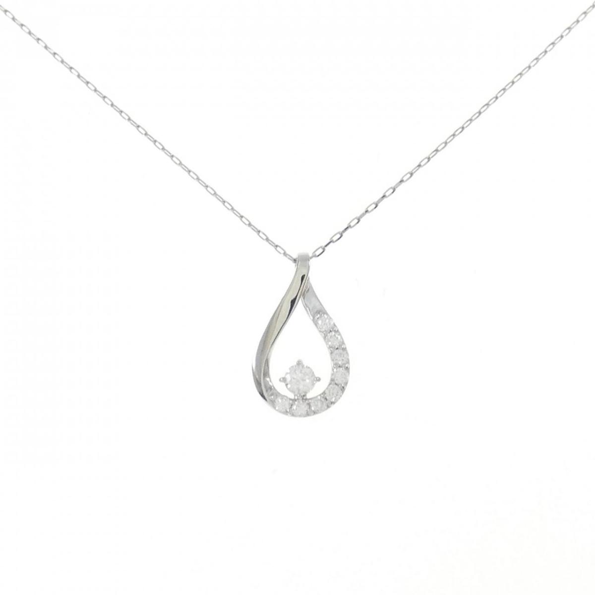 【KOMEHYO】 【リメイク】PT ダイヤモンド ネックレス 0.15CT【中古】 【コメ兵】