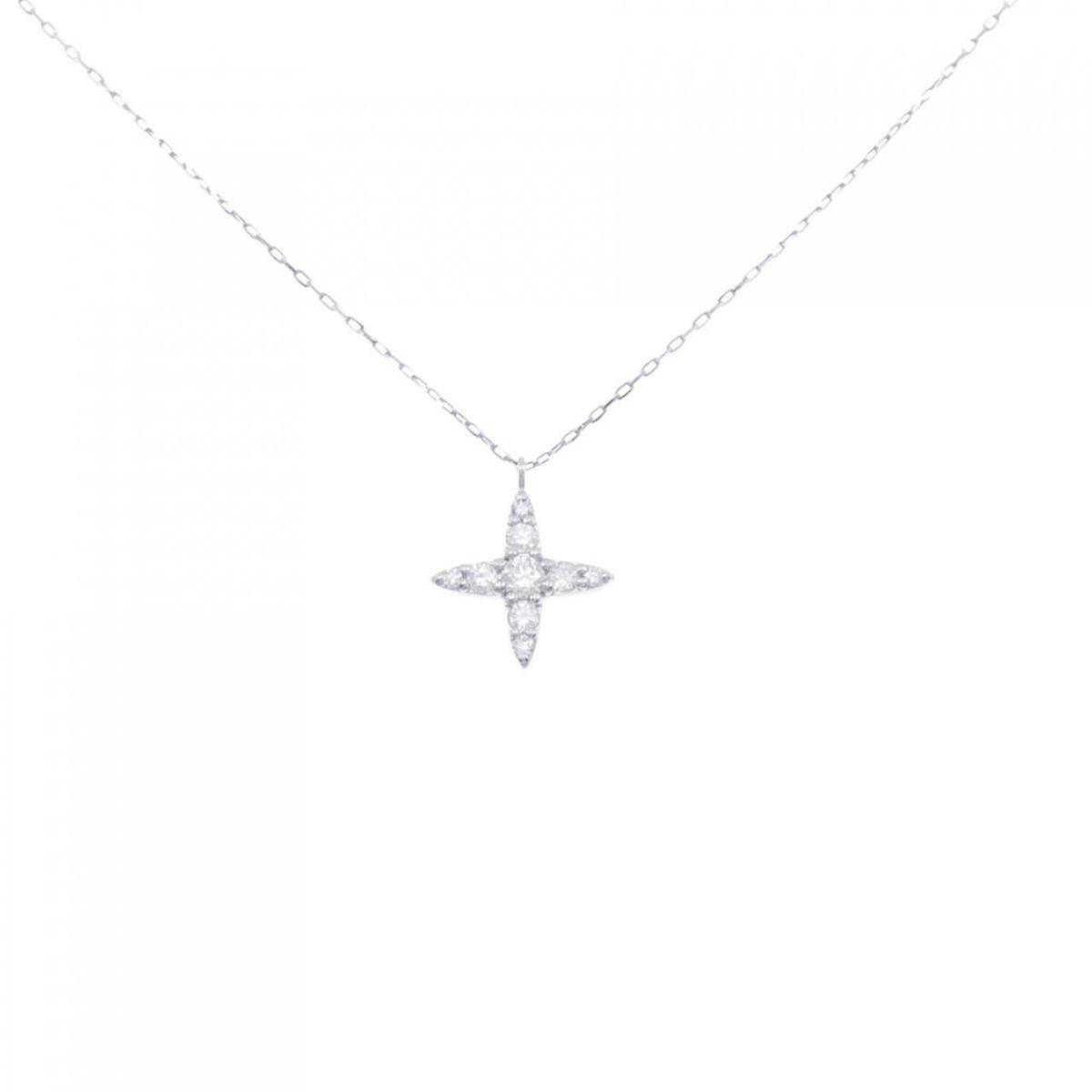【KOMEHYO】 【リメイク】PT ダイヤモンド ネックレス 0.15CT【中古】 【コメ兵】
