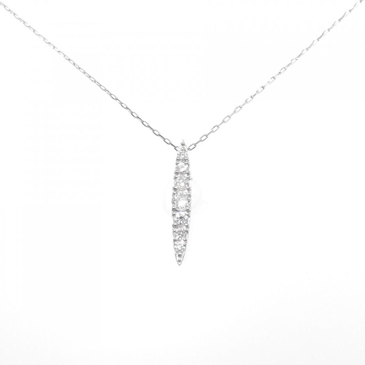 【KOMEHYO】 【リメイク】PT ダイヤモンド ネックレス 0.15CT【中古】 【コメ兵】