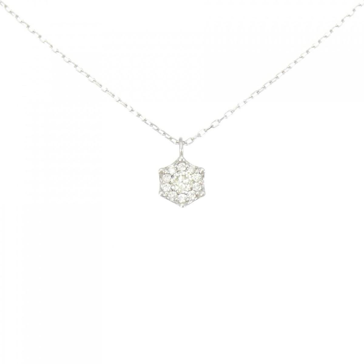 【KOMEHYO】 PT ダイヤモンド ネックレス 0.31CT【中古】 【コメ兵】