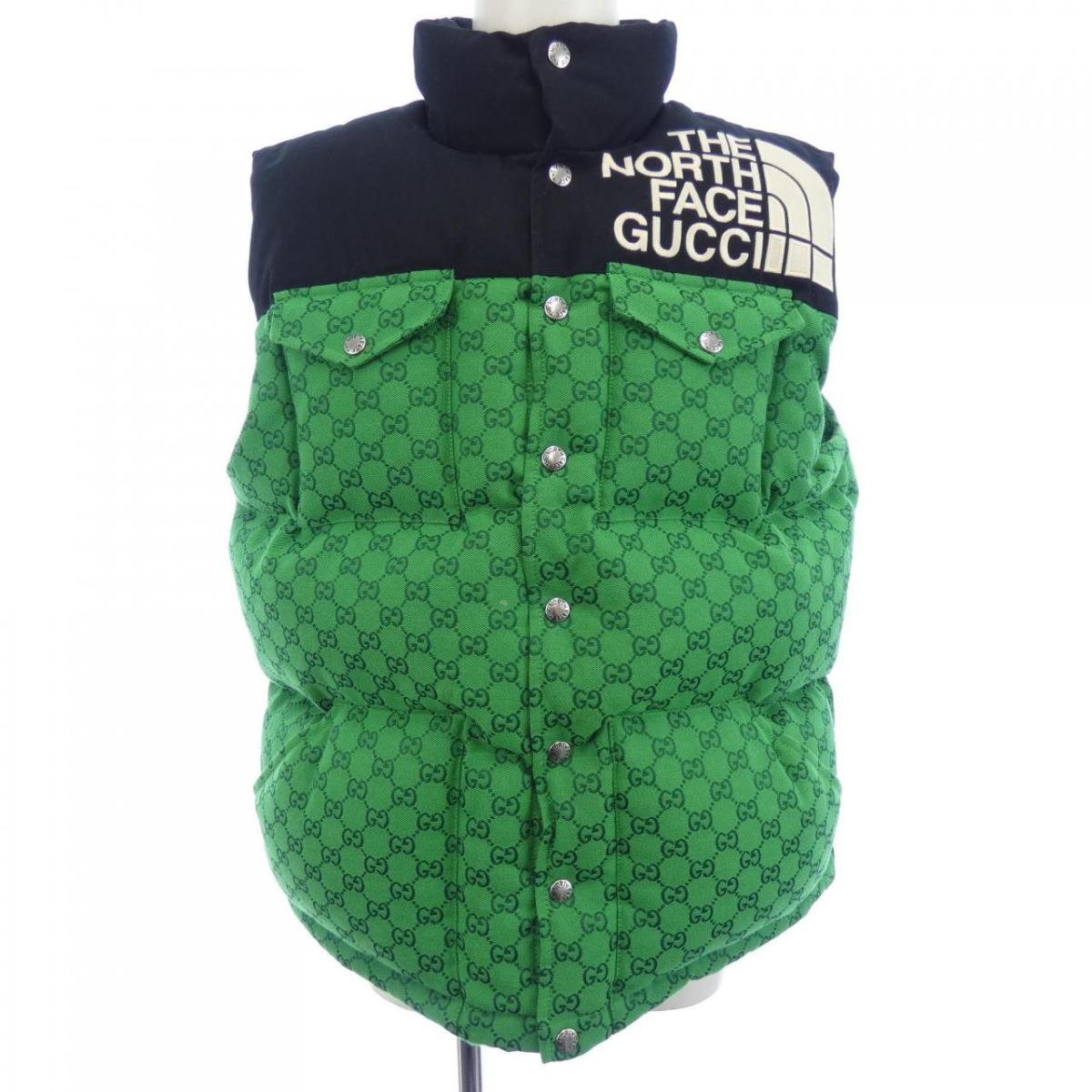楽天市場】グッチザノースフェイス GUCCI×THENORTHFACE ダウンベスト 