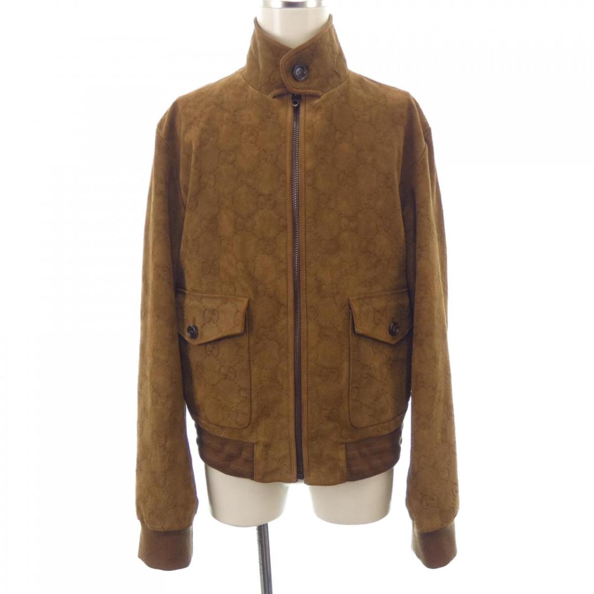 楽天市場】美品 グッチ 18SS シングル レザー ライダース