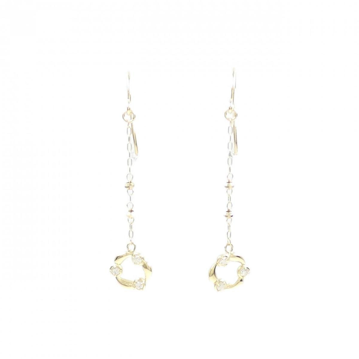 【リメイク】K18YG ダイヤモンド ピアス 0.06CT【中古】｜KOMEHYO ONLINESTORE 店 21,450円