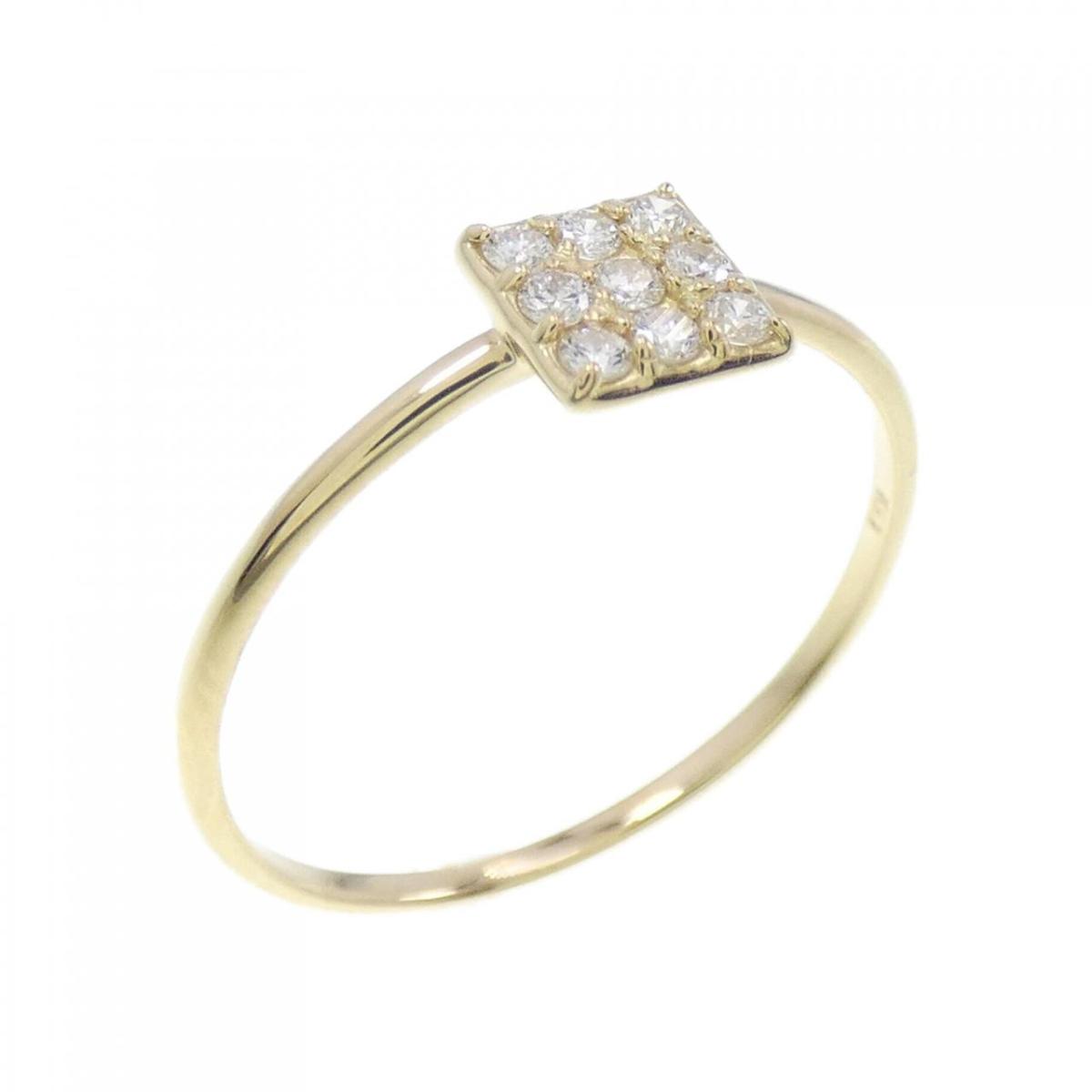 【KOMEHYO】 【リメイク】K18YG ダイヤモンド リング 0.1CT【中古】 【コメ兵】 30,225円